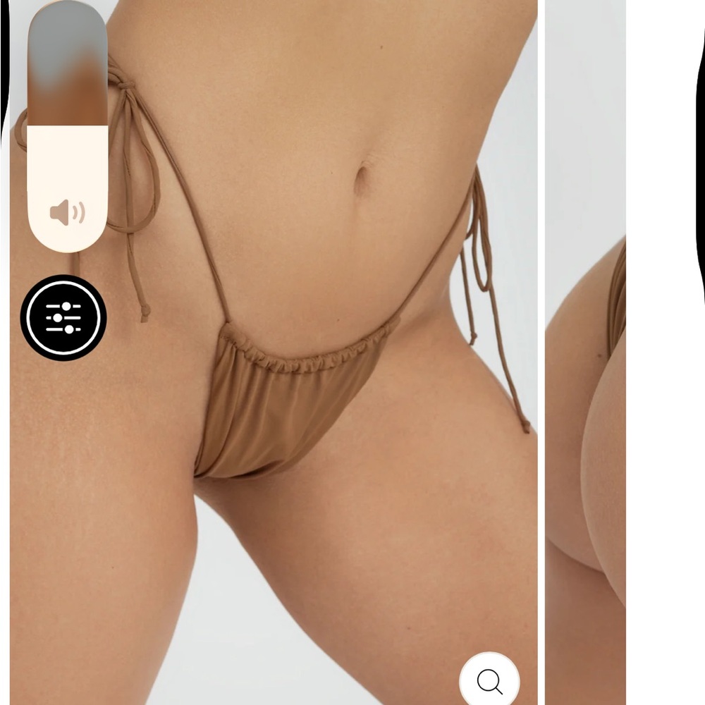 Riot Swim Set Bikini Top and bottom in the shade Brown Sugar - Picture 6 of 6